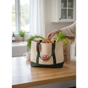 Sprouts Farmers market  Canvass Bag Green